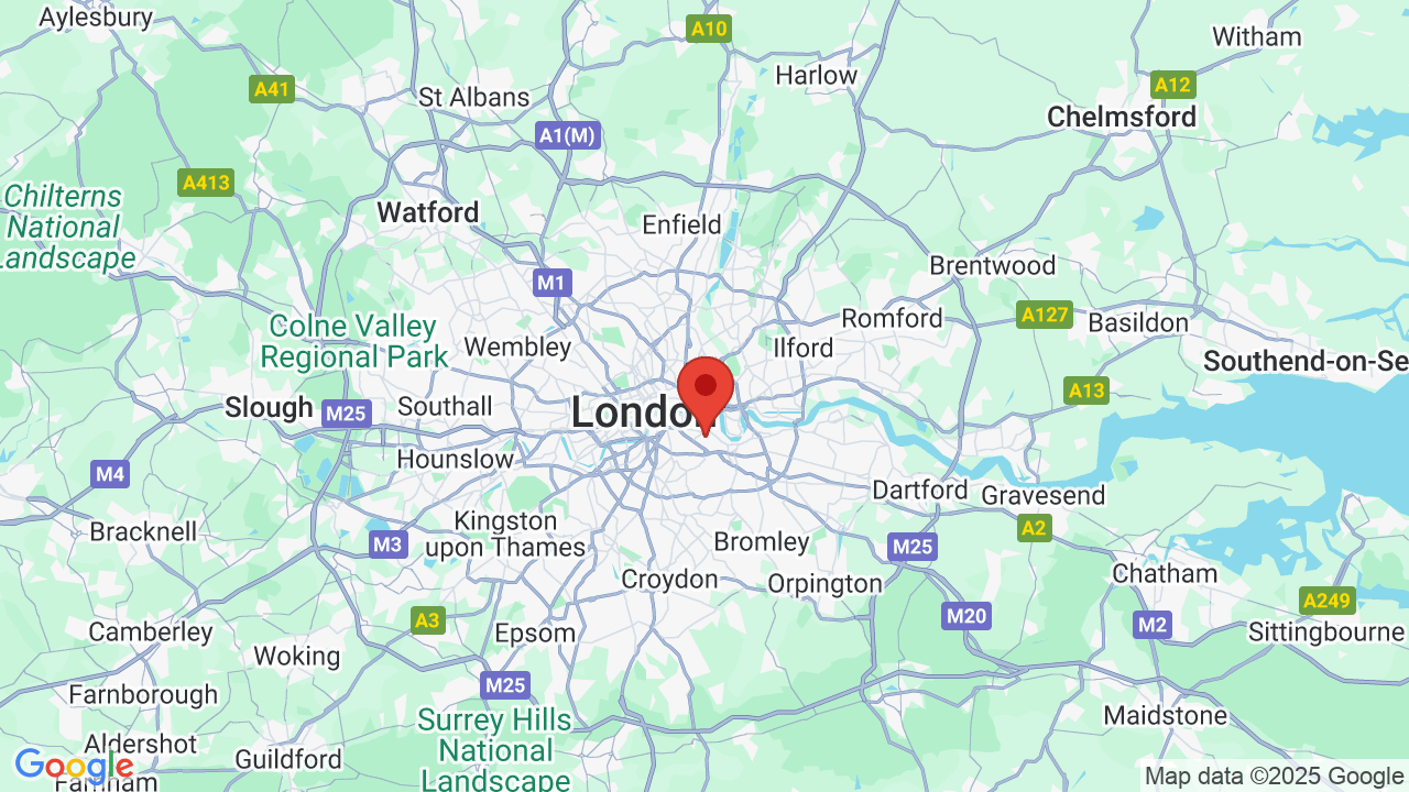 Map of the surrounding area