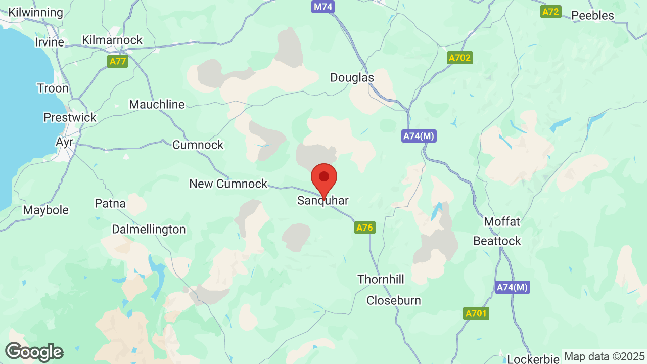 Map of the surrounding area