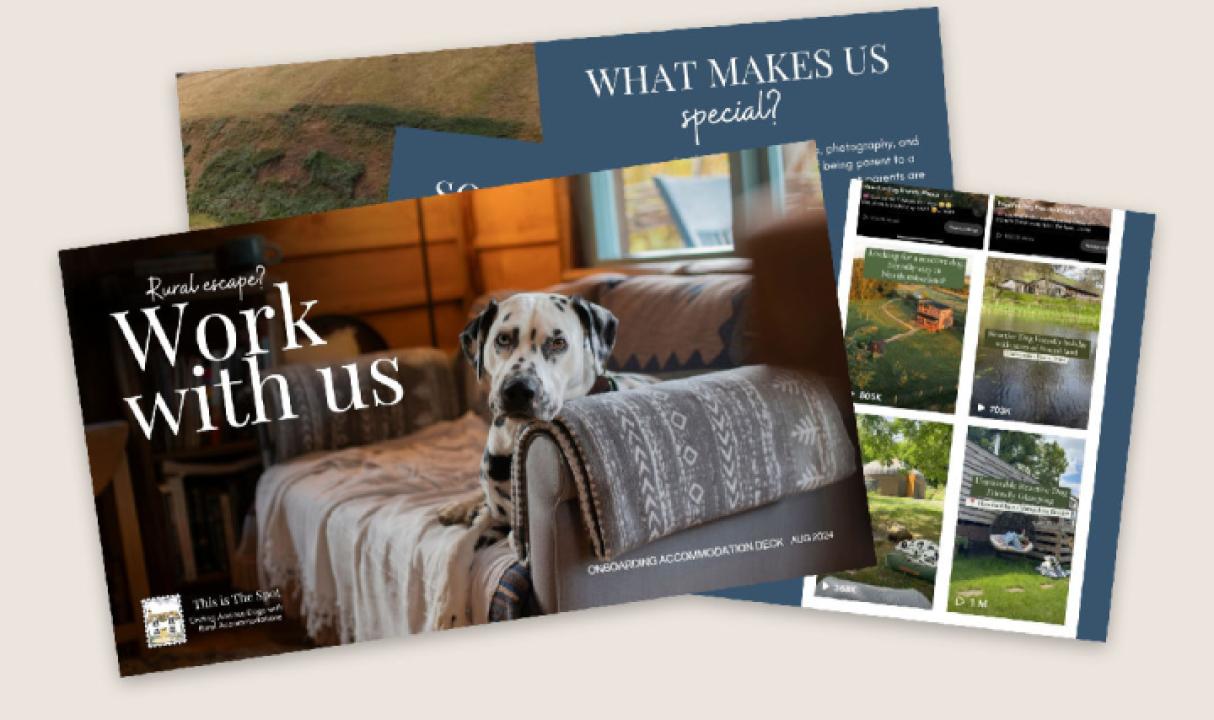 A selection of pages from our Work with us media pack